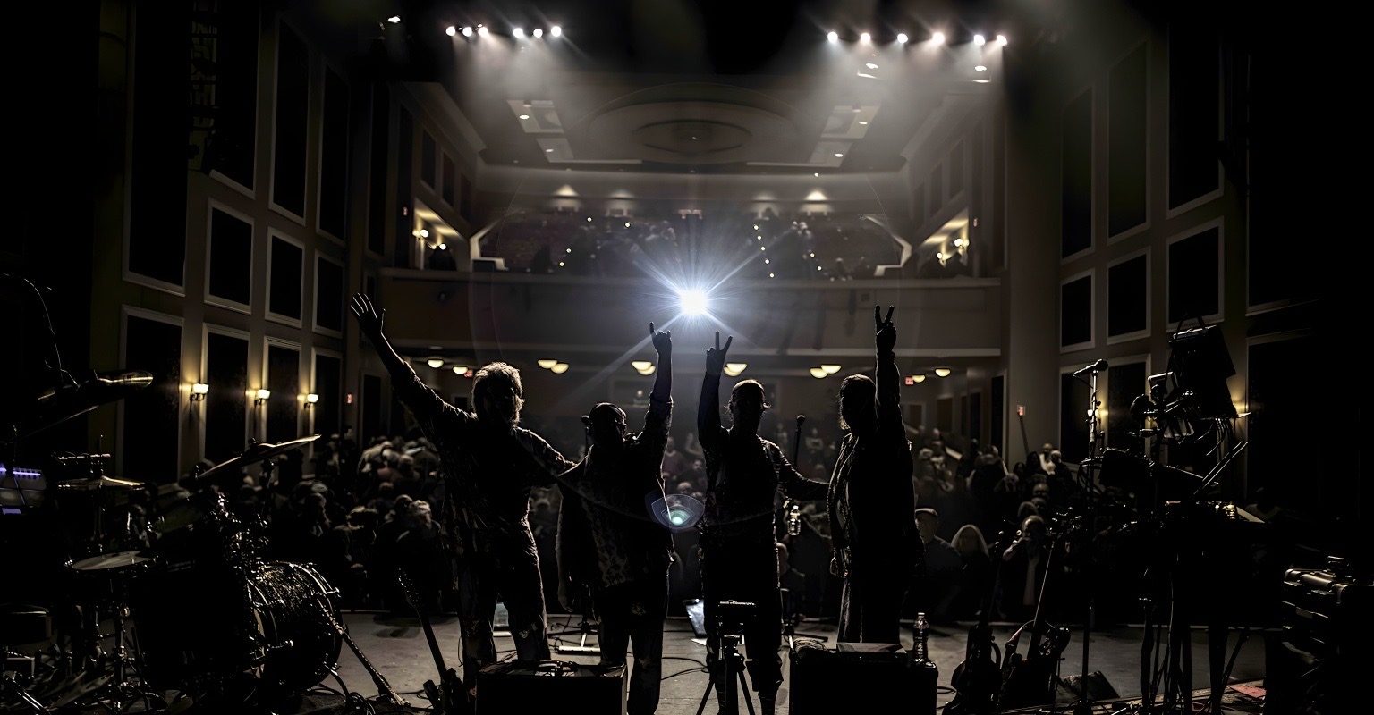 The British Invasion Years, band bow silhouette theater alt