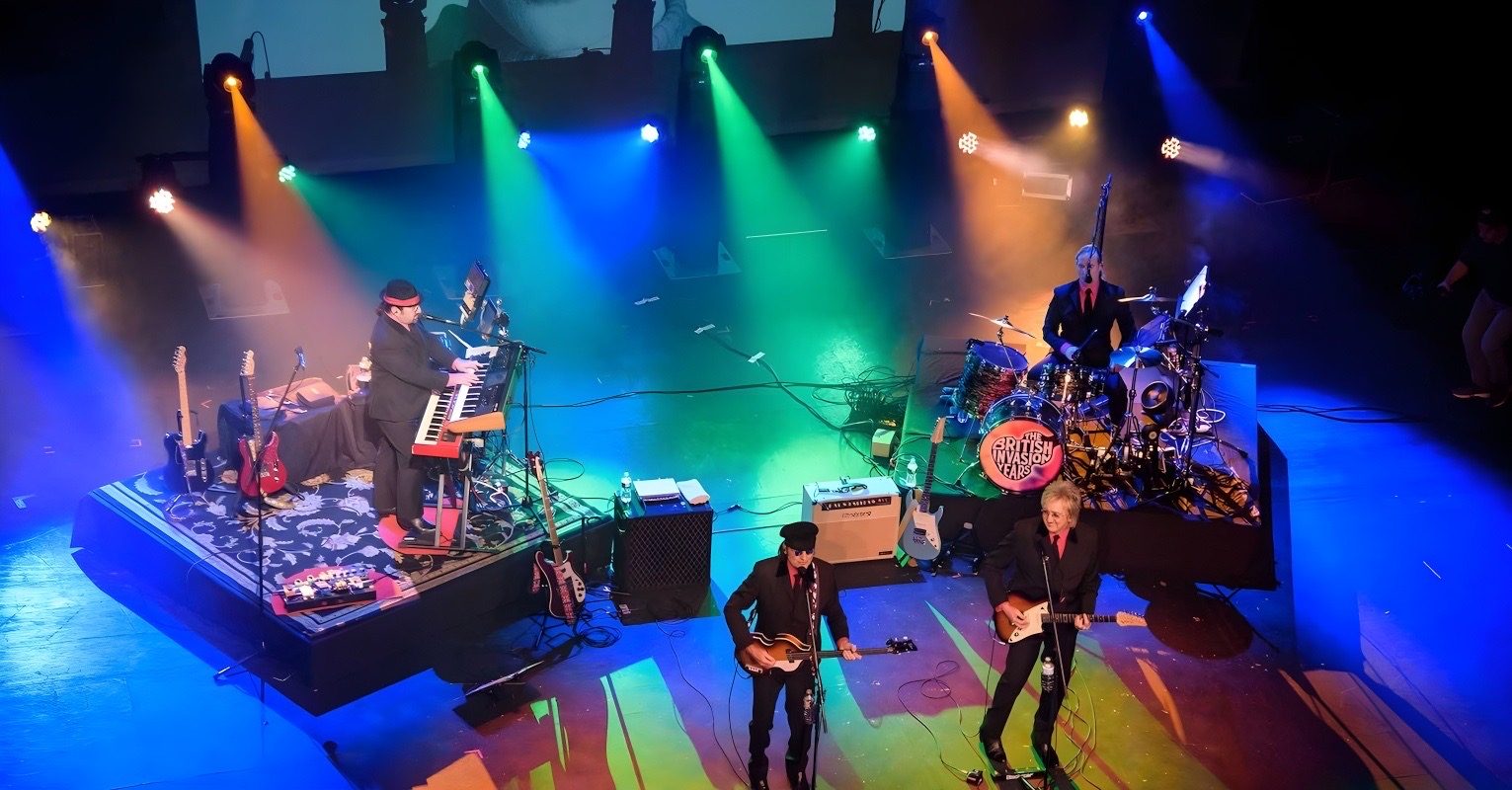 The British Invasion Years, stage overhead multicolor lights