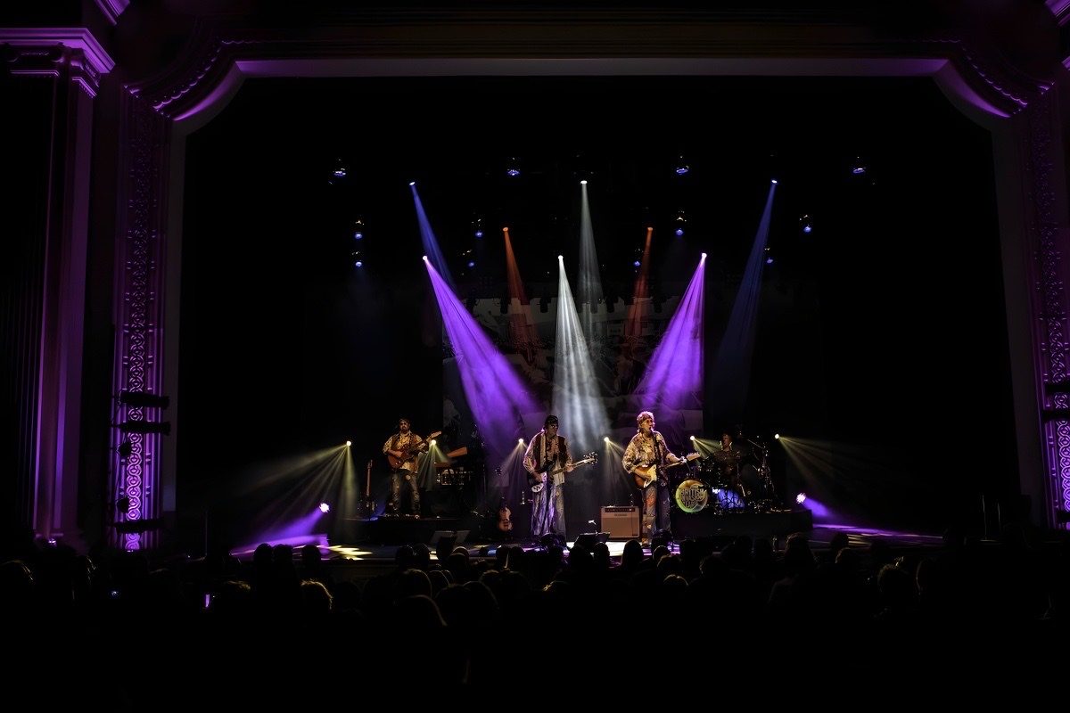 The British Invasion Years, theater wide dark purple orange